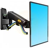 North Bayou NB F120 Amortis&ouml;rl&uuml; Hareketli Duvar Askı Aparatı, 17-27 İn&ccedil;, 360 Derece D&ouml;nebilir, 180 Derece Eğim