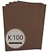 Produktbild kwb K100 Schleifpapier in 10 Bögen, 230x280mm - für Metall und Stahl