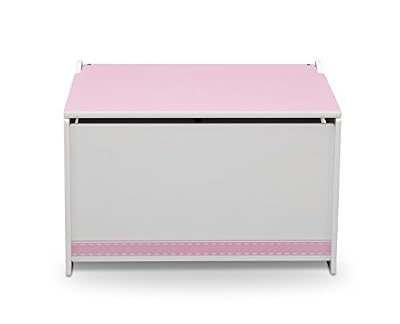Delta Children Rose Coffre à Jouet en Bois
