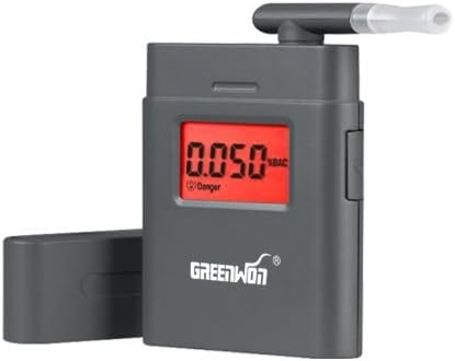 Breathalyzer Alcohol Breath Tester Breathalyser with Digital LCD display Backlight