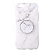 Produktbild iPhone 7/8 iPhone 7plus /8plus Handyhülle,Dewanxin Einfach Bereift Marmor Einfach mit kreative Halter Handytasche Protective Case Cover (iPhone 7plus /8plus, Weiß)