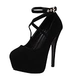 plateau heels silber ★ Hinweis: Vor der Bestellung, folgen Sie bitte der Größentabelle, die wir zur Verfügung stellen (Wir bieten die Bildgrößentabelle), lesen Sie nicht Amazon Größentabelle.
