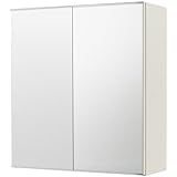 Ikea Lillangen Spiegelschrank Mit 2 Turen Schwarz Braun 60x21x64 Cm Amazon De Kuche Haushalt