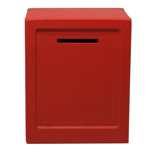 HMF 306-03 Caja fuerte mini con cerradura de combinaci  n 13 5 x 11 x 8 cm  rojo