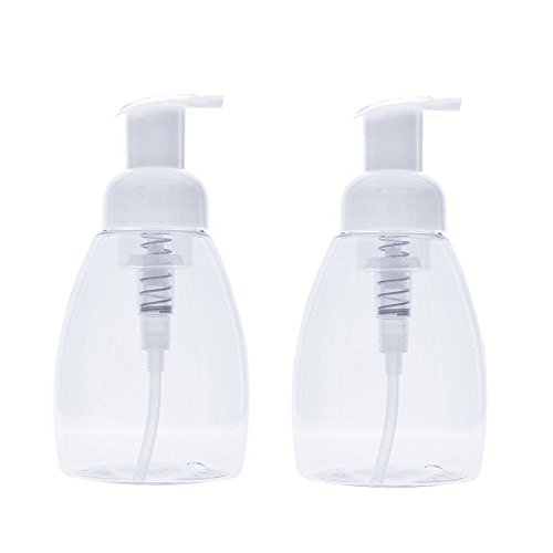 Schäumendes Seifenspender pump-bottles, BPA-frei, für Küche oder Bad Arbeitsplatten und für Hand Soap Gesichtsreinigung Body Wash 250 ml (8,5 oz) – 2 Stück