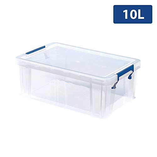 BANKERS BOX Prostore Plastic Storage Box - 10 Litre (14 x 34 x 21.5cm)