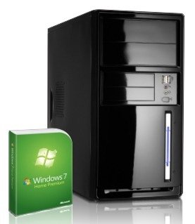 #4387 leiser Office / Multimedia COMPUTER | Dual-Core! AMD Trinity A4 5300 2x3400 GHz | 4096MB DDR3 1333 | 750GB S-ATA II HDD | AMD Radeon HD 7480 2048 MB DVI/VGA mit DirectX11 Technology | 22x Dual Layer DVD-Brenner | All-In One Card-Reader | 6 USB-Anschlüsse | 5.1 Sound | Windows7 Home Premium 64 (inkl. Upgrade-Möglichkeit auf Windows8 Pro für nur 22,- EUR) | Office 2010 Starter mit Word und Excel | Avira AntiVirus 2013