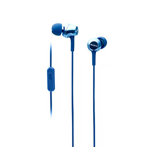Sony Mdr Ex250ap In Ear Headphones With Mic Blue Desertcart INDIA