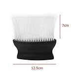 ROSENICE Salon Barber Hair Cutting Neck Brush Face Duster( Black + White )