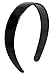 niceEshop(TM) Women Lady Non Slip Plastic Hair Hoop Wide Basic Headband with Teeth,Black