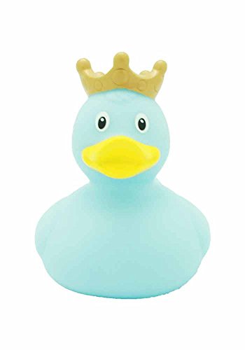 Preisvergleich Produktbild Badeente mit Krone - hellblau