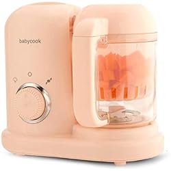 Funihut 4 en 1 MixeurCuiseurs Vapeurs Bébé, Vapeur Multifonctionnel Mixeur Bébé Babyfood, Cuiseur pour Bébé Vapeur Mélange Réchauffage Stérilisation À La Vapeur Robot Multifonction Bébé
