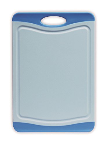 Excelsa Security Schneidebrett antibakteriell Kunststoff, Orange/Gelb/Grün/Hellblau, 29 x 20 x 2 cm - 5