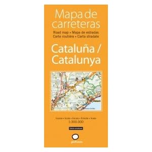 Mapa de carreteras de Cataluña (desplegable)
