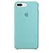 Price comparison product image Apple Silicone Back Cover Case for iPhone 7 Plus - Sea Blue