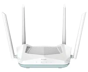 D-Link R15 AX 1500 Wi-Fi 6 AI Router, 4 Gigabit Ports, 4 External Antenna, Voice Control, Parental Control, D-Link Mesh Support