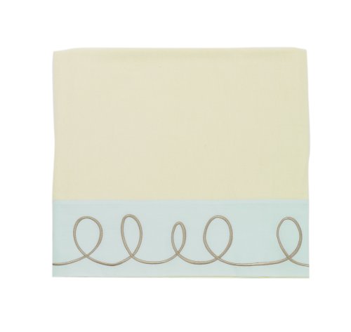 Lollipop Lane Treacle and Bubble Flannelette Sheet for Cot or Cot Bed