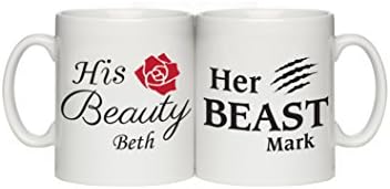 Her Beast &amp; His Beauty Mug Set - A perfect gift for couples!
