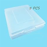 Laixing Gute Qualitt 5pcs Clear White Game Cartridge Case fur Game Boy Color GBC - 