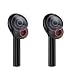 Produktbild KSTN Auricular inalámbrico estéreo 3D impermeable de Control táctil en EL sonido del oído Bluetooth Mini(Black,Black)