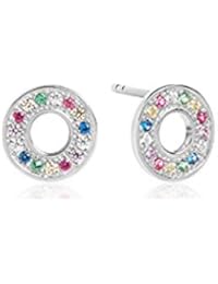 Sif Jakobs Jewellery – Pendientes para mujer valiano Plata 925 Circonita One Size, Plata