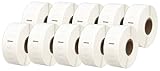 Printing Saver 10x 11352 25 x 54 mm Adressetiketten (500 Stück/Rolle) kompatibel für Dymo LabelWriter 310 320 330 4XL 400 450 Turbo/Twin Turbo/Duo & Seiko SLP Etikettendrucker