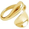 OSALAD 925 Sterling Silver Large Plain Snake Rizable Rings Women Luxury Gold Rock Punk Adjustable Statement Jewelry