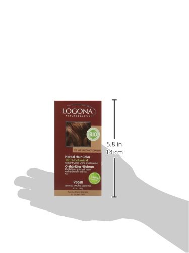 Logona Pflanzen-Haarfarbe Nussbraun 100g - 5