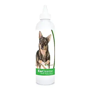 Healthy Breeds Dog Ear Cleaning Rinse with Aloe for Swedish Vallhund - OVER 200 BREEDS - Veterinarian Formulated - Help with Itching & Scratching - 4 oz