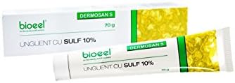  Sulfur Cream 10% - Heals Seborrheic Skin, Psoriasis, Eczema, Acne, Dermatitis, Dry Itchy Flaky Skin - Calms and Soothes Irritated Skin (70g)