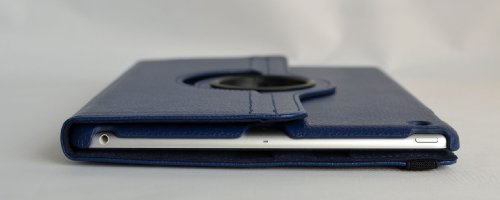 inShang Hülle für Apple iPad air ipad 5 ipad air1 ipad air (2013-2014 released), Edles PU Leder Tasche Hülle Skins Etui Schutzhülle Ständer Smart Case Cover für Tablet iPad air 1, Super Automatische Einschlaf-/Aufwach funktion, 360 Grad rotierende Schutzhülle mit Standfunktion + inShang Logo hochwertigen Stylus Eingabestift Stift - 3