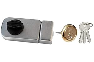 KEYMET Kastenschloss mit Zylinder verschiedendschliessend (Grau 50/60 Vs.)