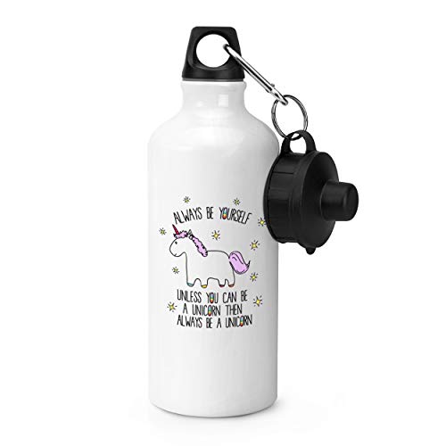 Gift Base Lila Unicorn Always Be Yourself Sports Bottle Gift Base Lila Unicorn Always Be Yourself Sports Bottle