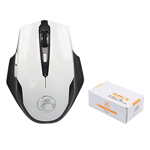 Vkoapy iMice E-1900 PC Mini Mouse Senza Fili Portatile 1600DPI 6 Pulsanti 2.4Ghz USB Gamer Mouse casa Il Computer Portatile