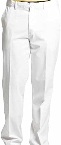 FREE POSTAGE.Smart Mens white Chino Trousers.Soft Peach 100 % Cotton Flat Front classic fit regular leg 4 COLOURS 30 to 56 waist and 3 leg lengths