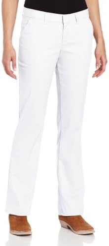 Dickies Fp221 Women's Flat Front Pant-White-6 UU