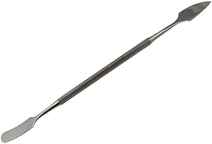 Large spatula, double spatula, 19 cm, pointed and slightly curved