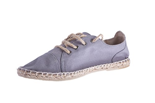 Casimiro Perez Unisex Adelaide Alpargata Gris Size: 37