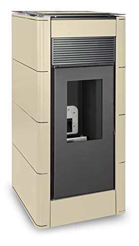 FERLUX Poêle à granulés chaudière hydraulique Selena Hydro 27kW Blanc Perlé