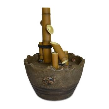 Primrose 5-stufiger Bambus-Brunnen: Amazon.de: Garten