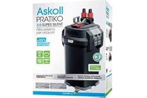 Askoll Pratiko 100 3.0 Super Silent Filtro Esterno per acquari Fino a 130 Litri New 2019