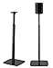 Price comparison product image Flexson Adjustable Floor Stands for Sonos One and Sonos PLAY:1 (Pair) Black