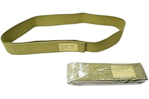Military Surplus British Army PCS Velcro Combat Trouser Belt - Green - Adult - Unisex - Velcro Closure - Large - Military enthusiasts, outdoor adventurers, versatile clothing users