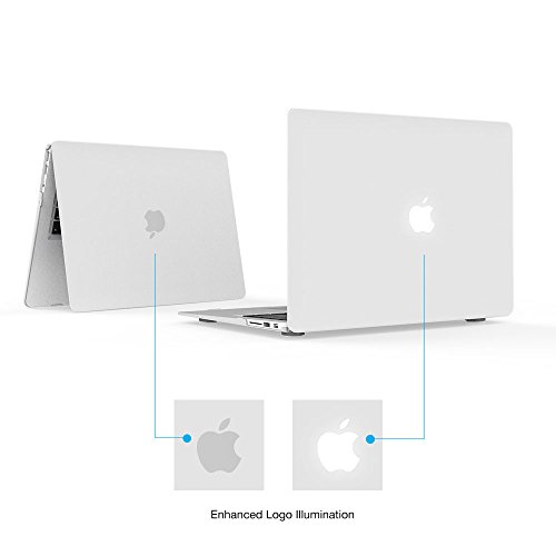 iBenzer – Soft-Skin-Serie Kunststoffabdeckung des schweren Kastens für Macbook Air 11.6“ (A1465 / A1370) NO CD-ROM, Klar MMA11CL - 3