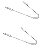 BlomiDeal Surgical Grade Stainless Steel Tongue Cleaner -Set of 2 BlomiDeal Surgical Grade Stainless Steel Tongue Cleaner -Set of 2