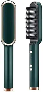 EPISKEY Hair Straightener Comb for Women & Men, Hair Styler, Straightener machine Brush/PTC Heating Electric Straightener with 5 Temperature Control Hair Straightener For Women (Light Multi)