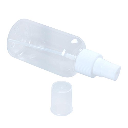 Accmart(TM) 75ML Plastic Water Liquid Atomiser Spray Bottle Pump for Cosmetic Make Up Travel White(Pack of 2)