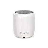 Tragbares Design Dieser kompakte Bluetooth Lautsprecher misst nur 1,44 x 1,66 Zoll ( WxH) und ein Nettogewicht von etwa 45g. Dieser Mini-Bluetooth-Lautsprecher passt problemlos in Ihre Tasche