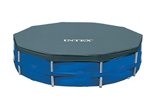 Intex Abdeckplane für Metal Frame Pool, schwarz, Ø 366 cm, Überhang 25 cm - 5