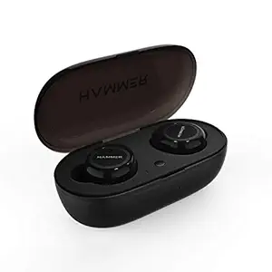 Hammer Pro Airflow True Wireless In Ear Earbuds Earphone Bluetooth V5.0 with Mic (Black)